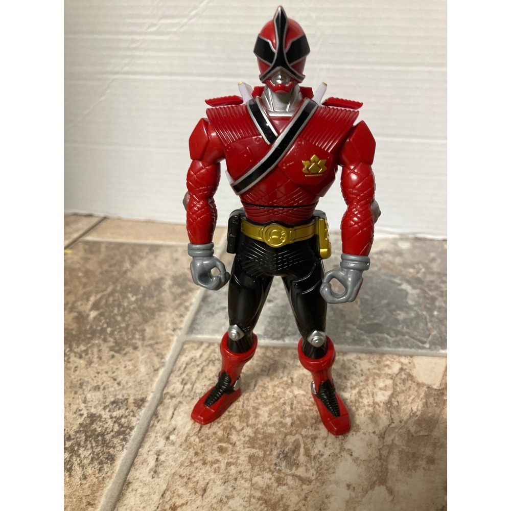 Power Rangers Samurai Red Ranger Action Figure Toy 6 Inch - Picture 7 of 8